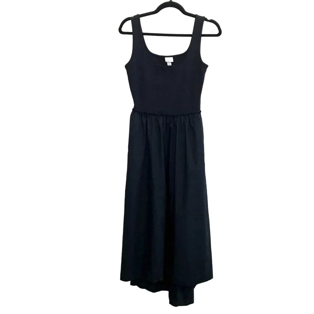 SOLD a new day Black Sleeveless High Low Dress Size XS - Picture 1 of 11